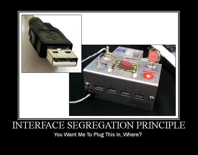 Interface Segregation Principle Meme